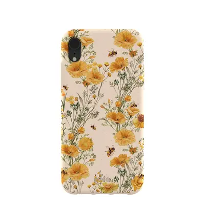 Seashell Vintage Bee iPhone XR Case