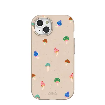 Seashell Lil Shrooms iPhone 15 Case