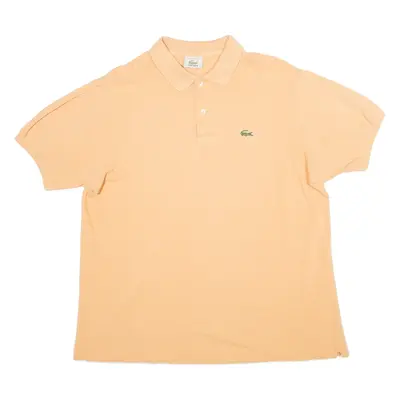LACOSTE Mens Polo Shirt Orange XL