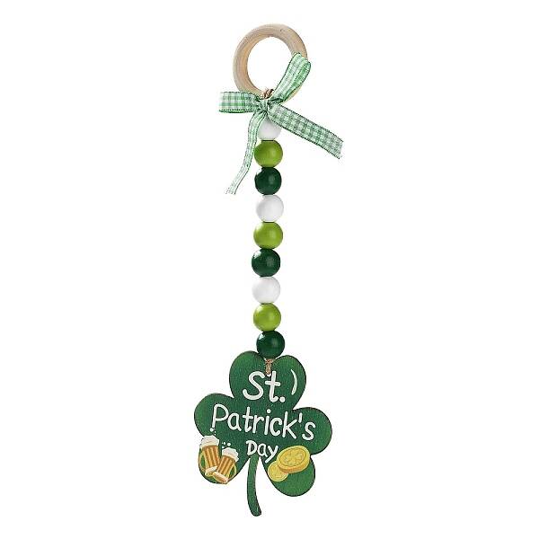 Saint Patrick's Day Wood Pendant Decoration