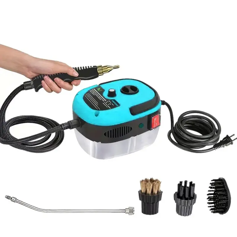 Portable Handheld Steam Cleaner, 1 Set High Temperature Pressurized Steam Cleaner, Car Cleaning Machine, Professional Car Was...