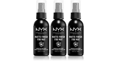 NYX Professional Makeup Makeup Matte Fixing Spray 3x60 ml