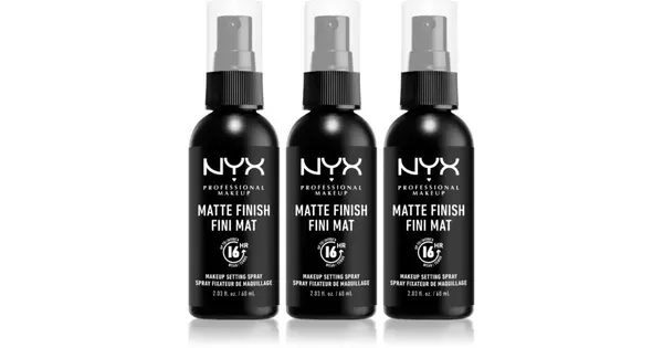 NYX Professional Makeup Makeup Matte Fixing Spray 3x60 ml