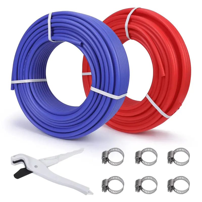 Garvee 2x300FT PEX A Pipe 1/2 Inch PEX Tubing for Residential Water Lines in Homes PEX Radiant Heat Tubing