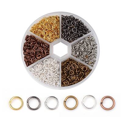 1 Box 6 Color Iron Jump Rings