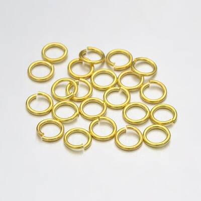 Brass Open Jump Rings