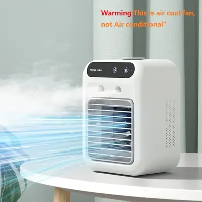 Portable Air Conditioner Air Cooler Fan, Water Cooling Fan for Room & Office, USB Powered Fan for Cars