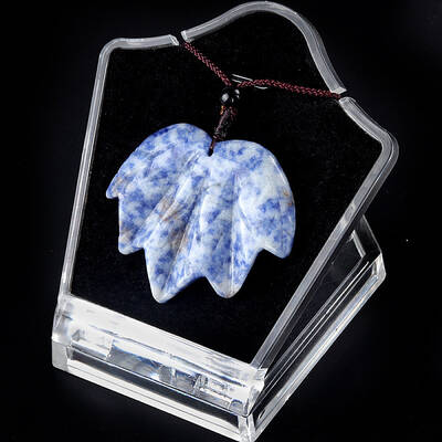 Natural Blue Spot Jasper Pendants Necklaces