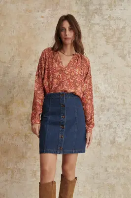 Skirt Jupe Sunset Blue | Color: BLUE | Size: L