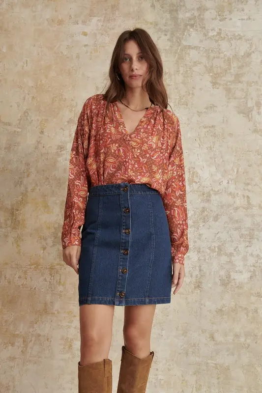 Skirt Jupe Sunset Blue | Color: BLUE | Size: L