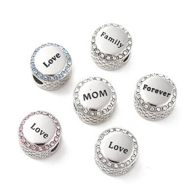 304 Stainless Steel European Beads