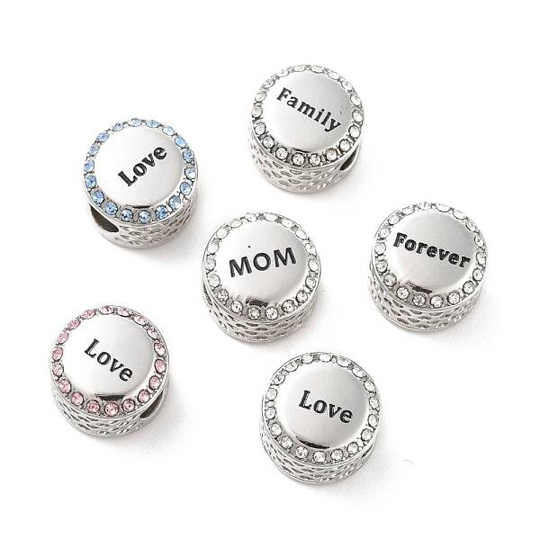 304 Stainless Steel European Beads