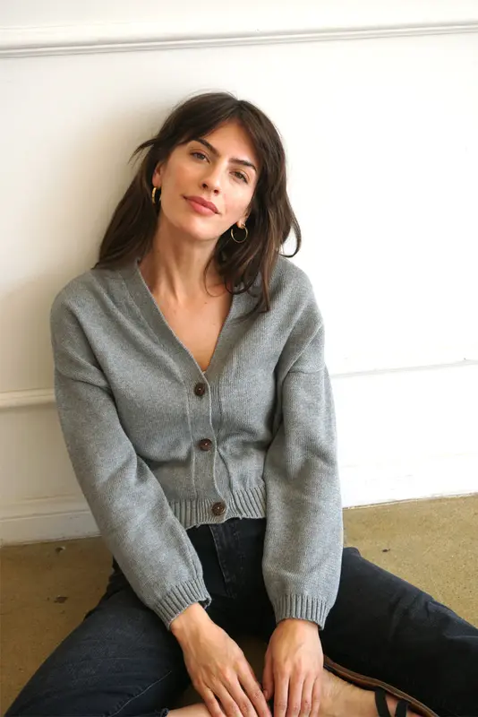 Diana Cardigan in Heather Grey | Size: XS