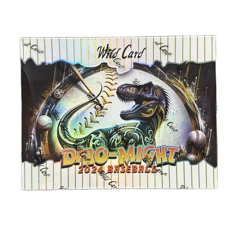 2024 Wild Card Dino-Might Baseball Hobby Box (4 packs per box) Opened LIVE!