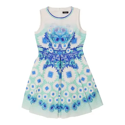 Byblos Floral Dress - Small White Polyester | Size: small