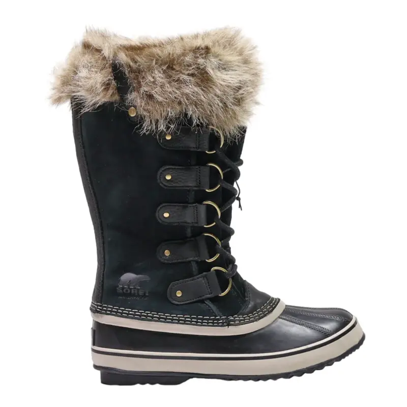 SOREL Snow Boots Black Synthetic Womens UK 8.5