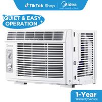Midea 5,000 BTU EasyCool Small Window Air Conditioner - Cool up to 150 Sq. Ft. with Easy-to-Use Mechanical Controls and Reusa...
