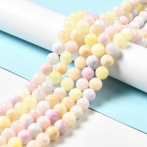 Natural Green Jade Beads Strands