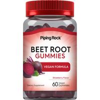 Beet Root Gummies | 60 Count | With Nitrates and Black Pepper Extract | Strawberry Flavor