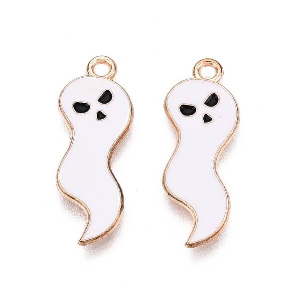 Halloween Theme Alloy Enamel Pendants