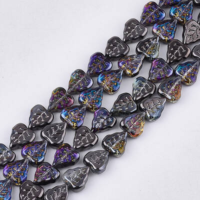 Electroplate Glass Beads Strands