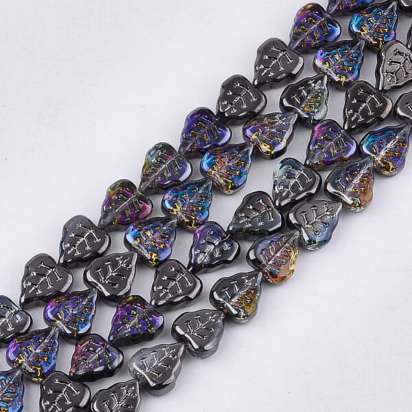 Electroplate Glass Beads Strands