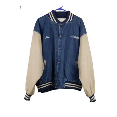 North Trail Varsity Jacket - 2XL Blue Cotton