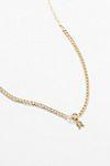 Rhett Initial Necklace | Metal Color: Gold | Style: R