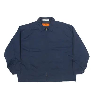 CINTAS Workwear Insulated Jacket Blue 90s Mens 2XL