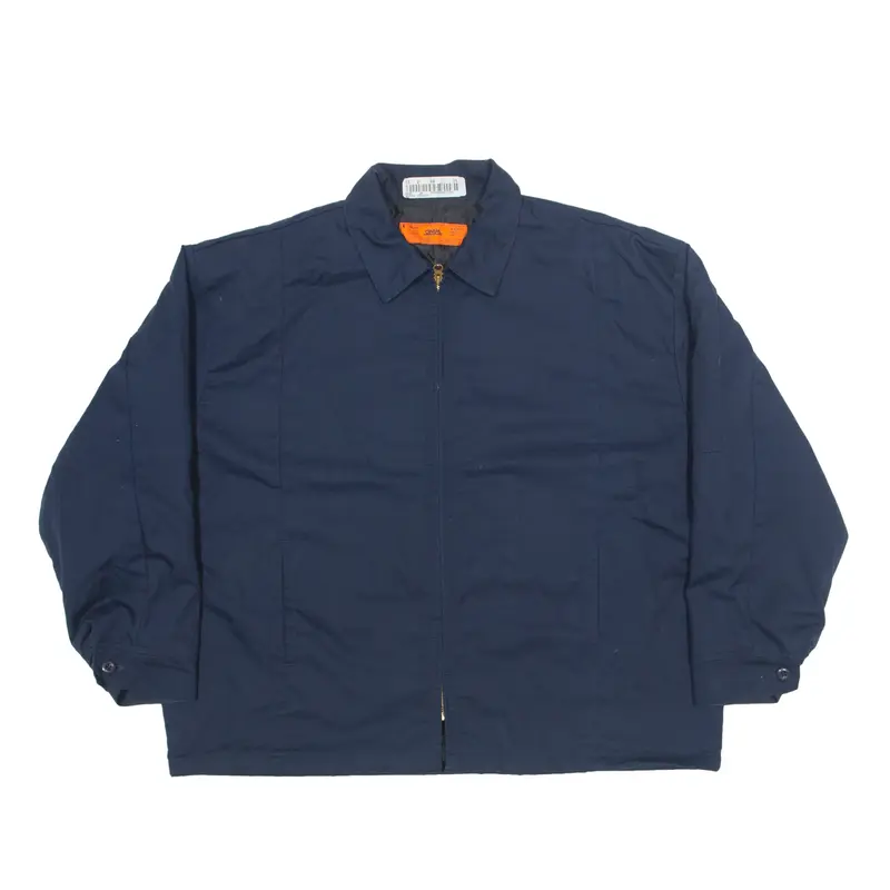 CINTAS Workwear Insulated Jacket Blue 90s Mens 2XL