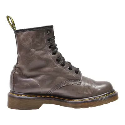 DR MARTENS 1460 Lace-Up Boots Brown Leather Womens UK 6