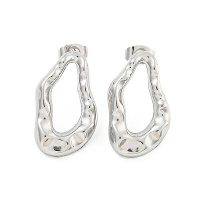 Non-Tarnish Twist 304 Stainless Steel Ear Studs