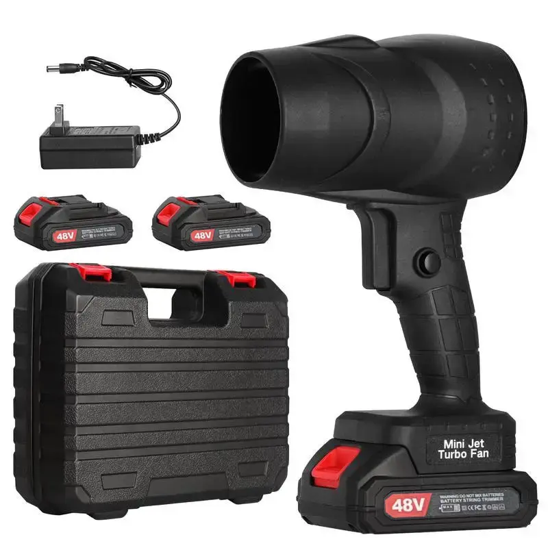 Turbo Jet Blower Cordless Power Air Duster Handheld Powerful Dryer for Car Dust Removal and Snow Removal Including