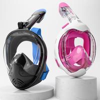 G2RISE Full Face Snorkel Mask Adults Snorkeling Set Gear for Kids, with Detachable Camera Mount, Safe Breathing, Anti Fog Ant...