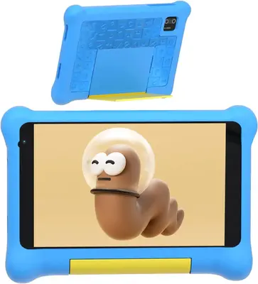 Aeezo 7 inch Screen Android Tablet, with Drop-Proof Case Protection, WiFi, 2GB+32GB, Dual Camera, Google Services Card Educat...