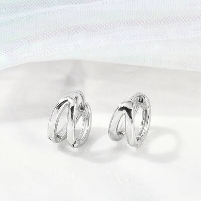 304 Stainless Steel Huggie Hoop Earrings for Women