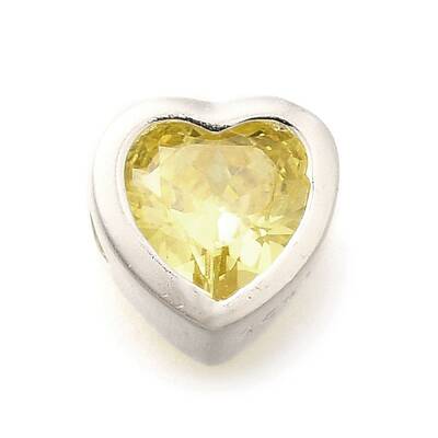 925 Sterling Silver Cubic Zirconia Beads