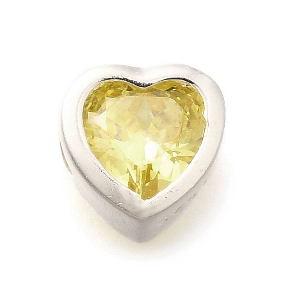 925 Sterling Silver Cubic Zirconia Beads