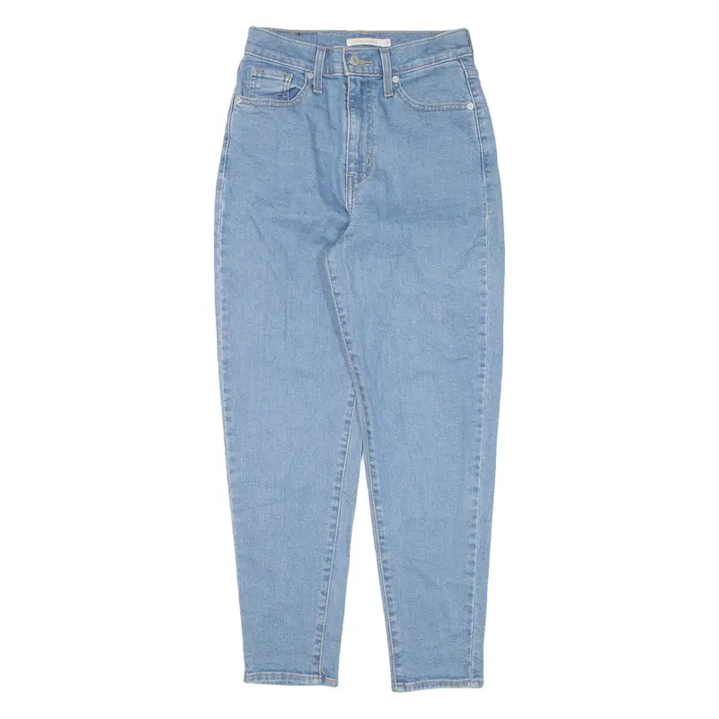 LEVI'S High Waisted Womens Jeans Blue Regular Tapered W26 L27