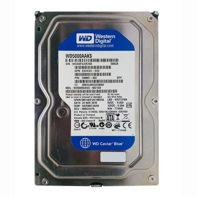 599687-002 HP 500GB 7200RPM SATA 3Gb/s 16MB Cache 3.5-inch Hard Drive