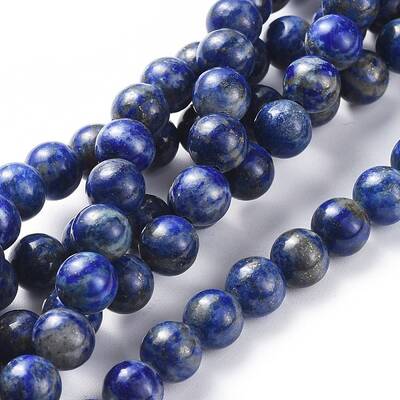 Natural Lapis Lazuli Round Beads Strands