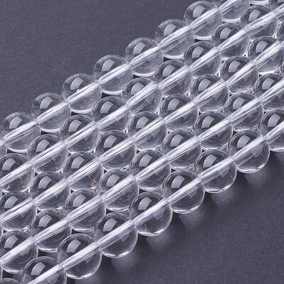 Natural Quartz Crystal Beads Strands