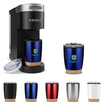 50 Promotional 12oz Symmetry Tumbler With Bamboo Base - Double ...