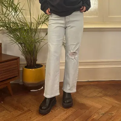 Levis Jeans - 28W UK 10 Light Wash Cotton
