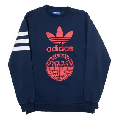 ADIDAS Mens Sweatshirt Blue S
