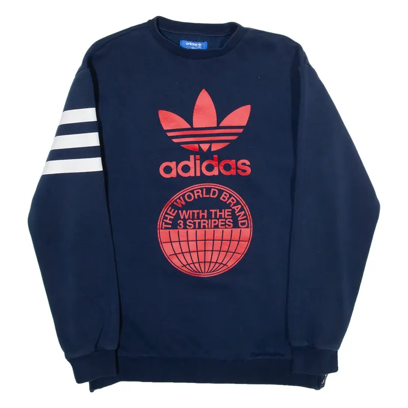 ADIDAS Mens Sweatshirt Blue S