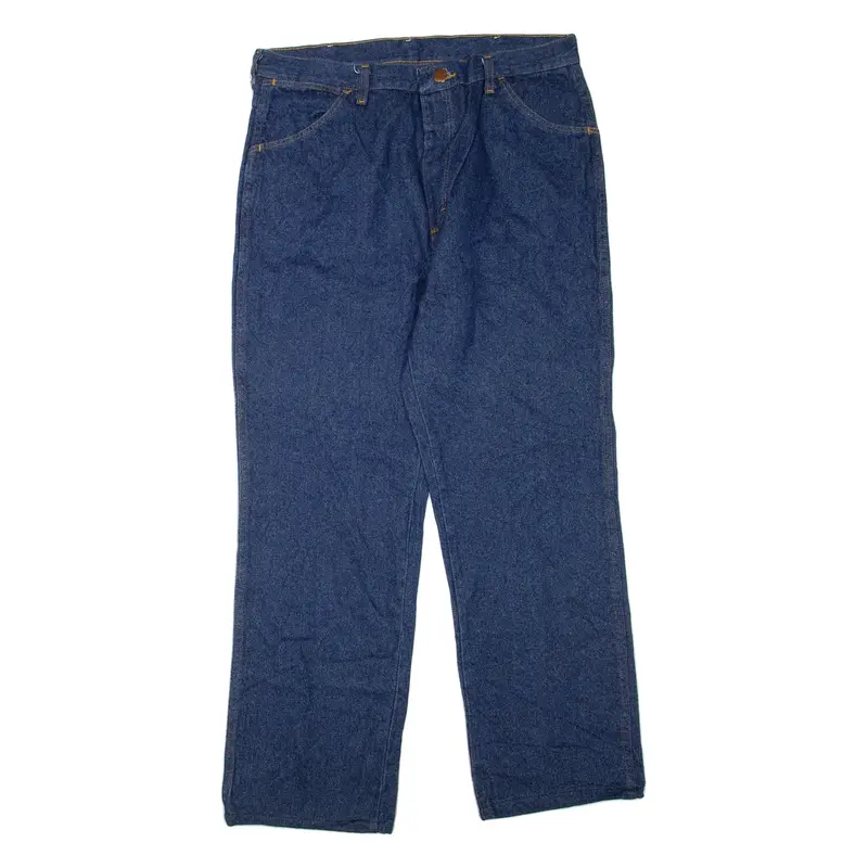 BIG BEN Womens Jeans Blue Regular Straight W34 L30