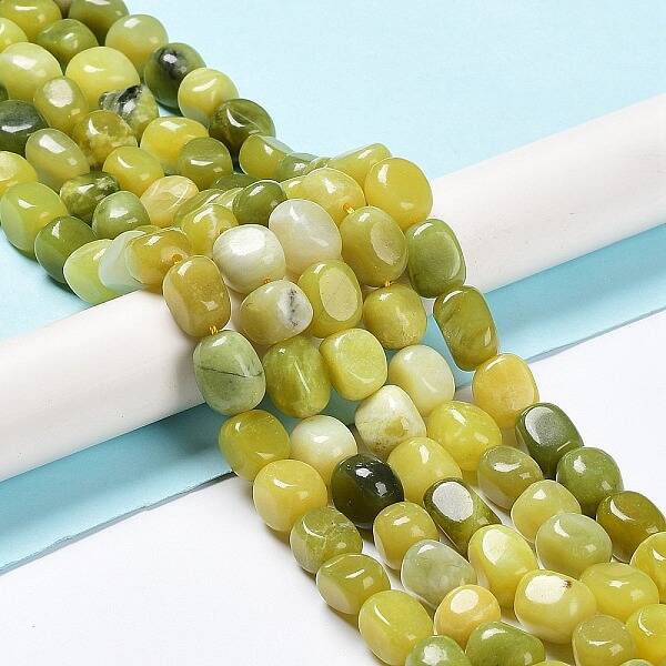 Natural Lemon Jade Beads Strands