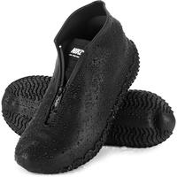 Shoe Covers Waterproof Silicone Rain Overshoes for Kids Men and Women Grey
