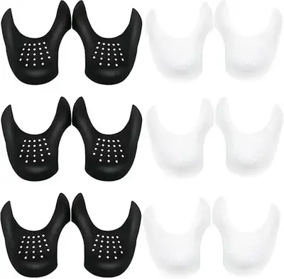 6 pairs Shoe Toe Crease Protector for Sneaker, Anti-Wrinkle Protector Prevent Shoes Crease, Shoes Crease Protector Footwear C...